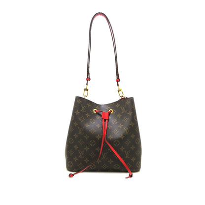 Brown Louis Vuitton Monogram Neonoe MM Bucket Bag