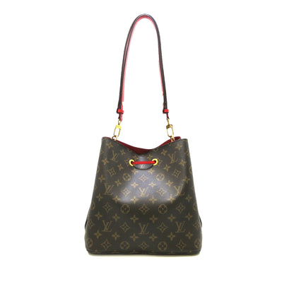 Brown Louis Vuitton Monogram Neonoe MM Bucket Bag