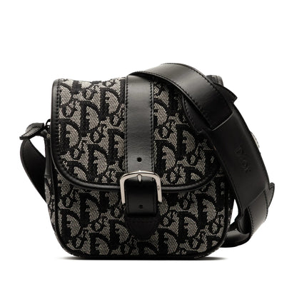 Black Dior Diorissimo Trotter Canvas Crossbody