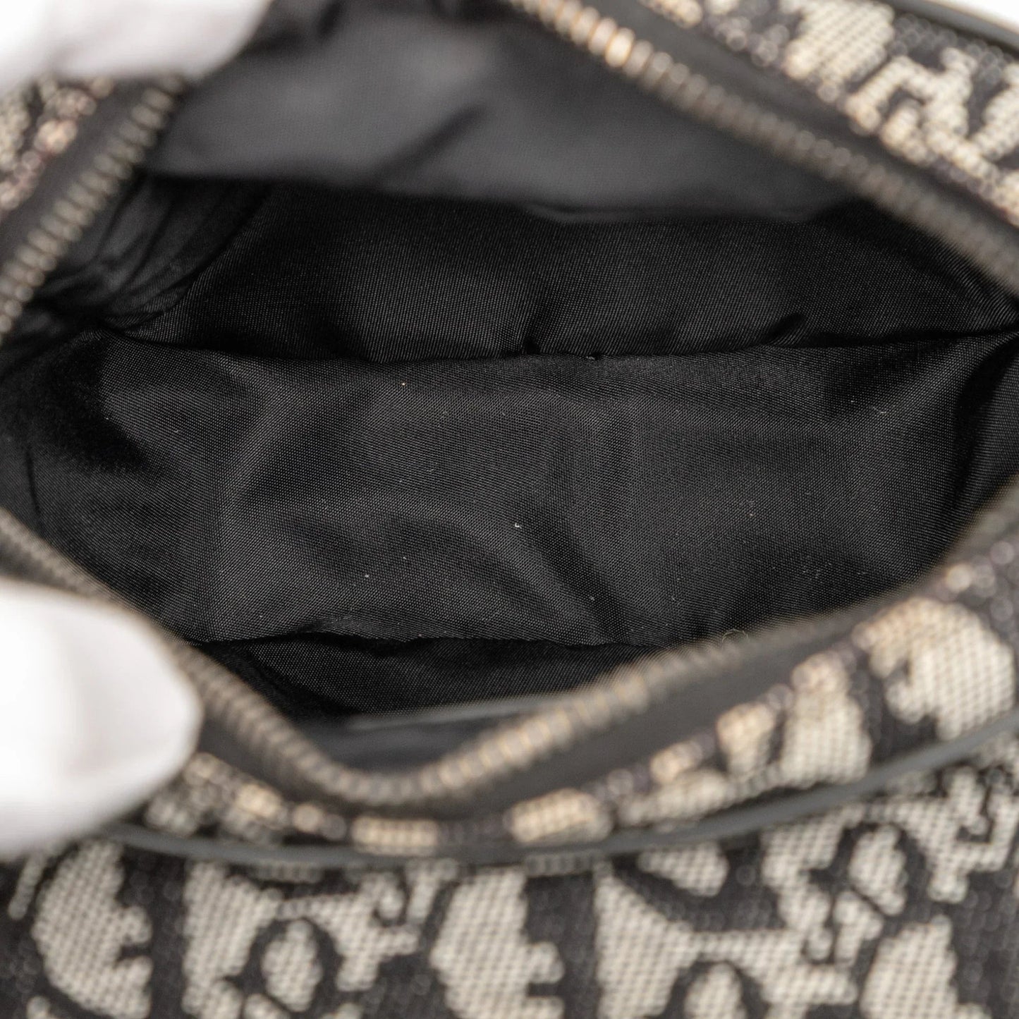 Black Dior Diorissimo Trotter Canvas Crossbody