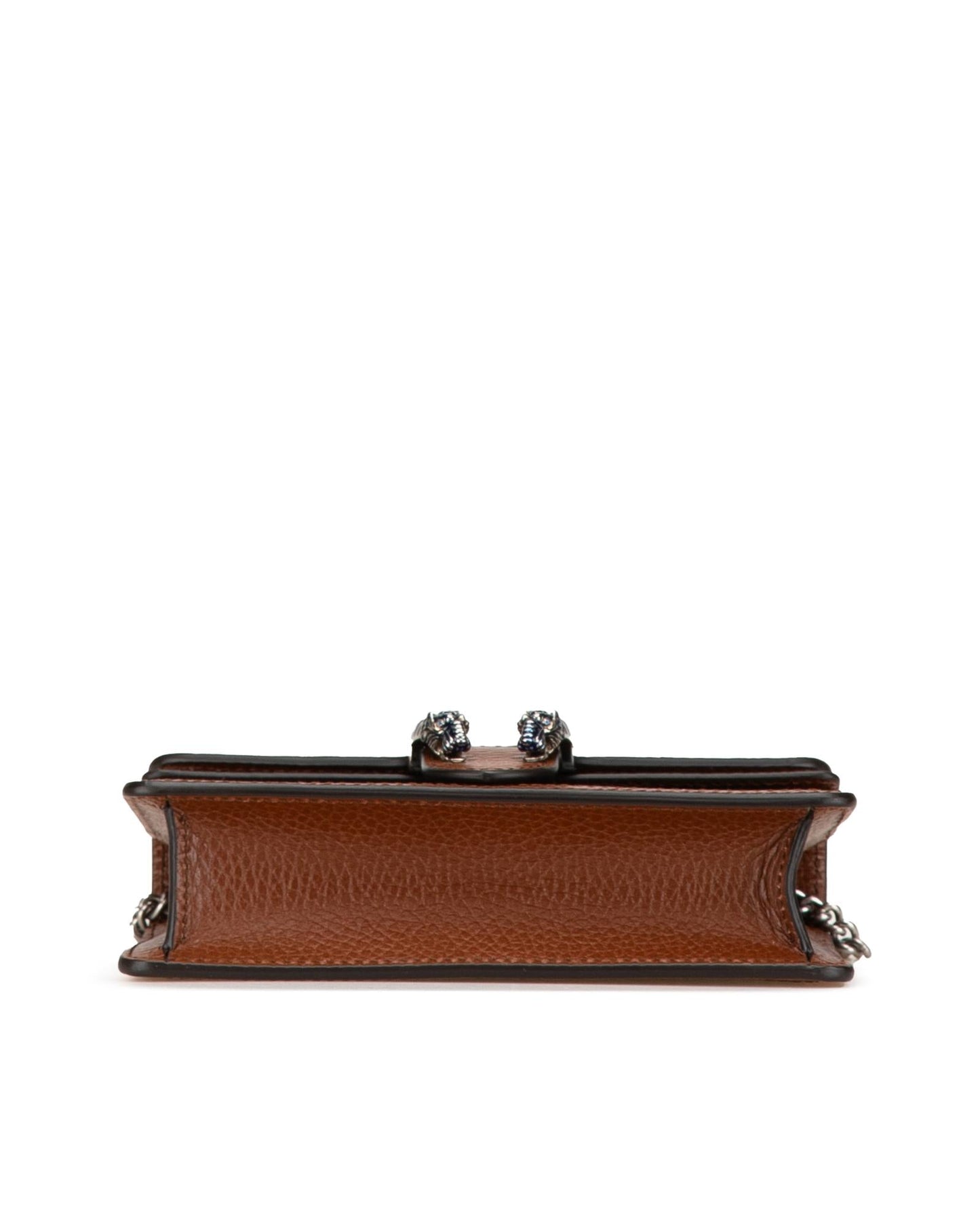 Super Mini Denim Crossbody Bag with Leather Trim