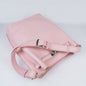 Luxury Hermes Nappa Leather Shoulder Bag Pink Silver