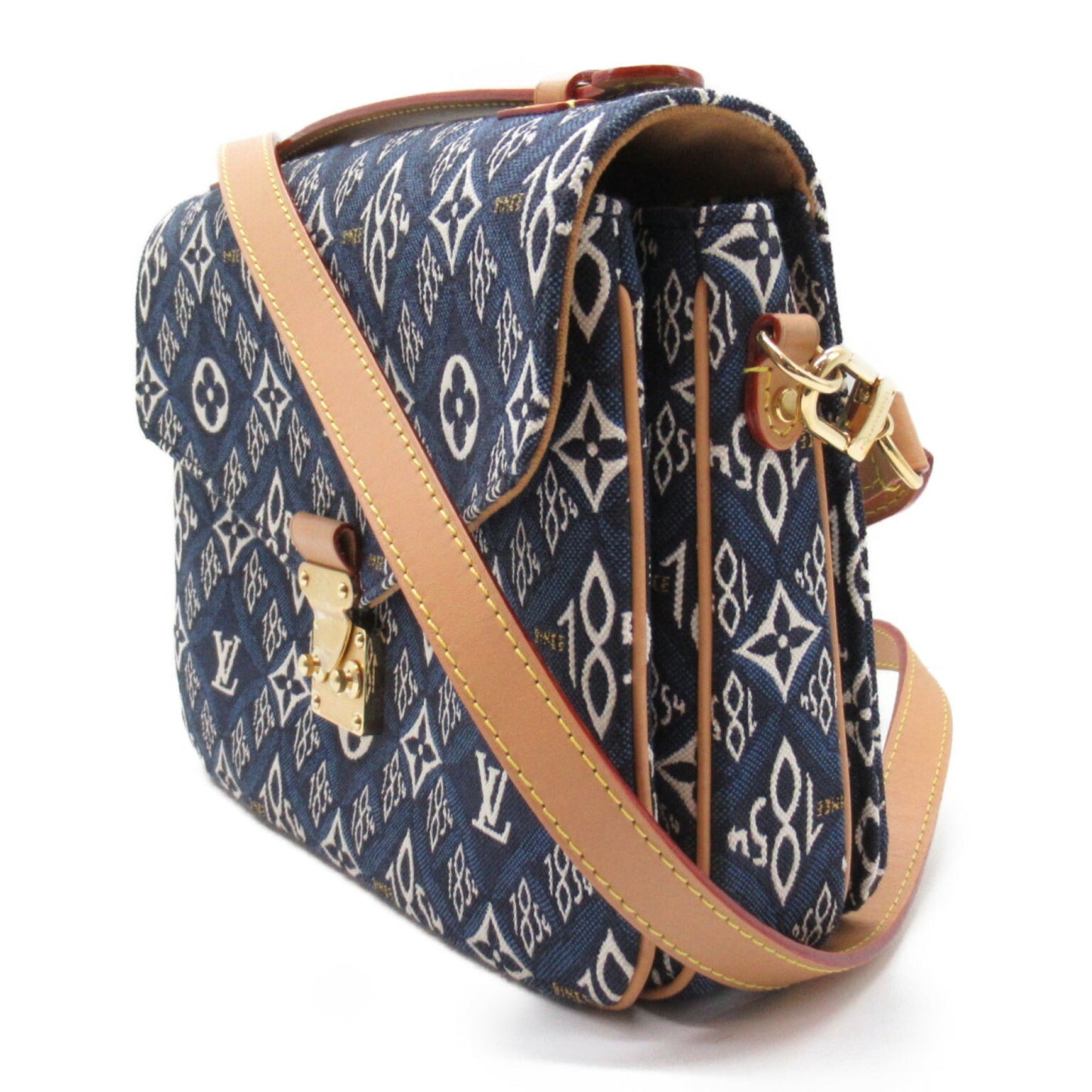 Louis Vuitton  Coated Canvas Pochette Shoulder Bag