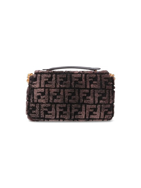 Fendi Women "Baguette Chain Midi" Crossbody Bag
