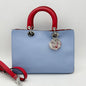 Christian Dior Smooth Calfskin Medium Diorissimo Tote Light Blue 2505142318