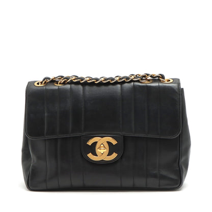 Chanel Lambskin Black Chain Shoulder Bag Style 3