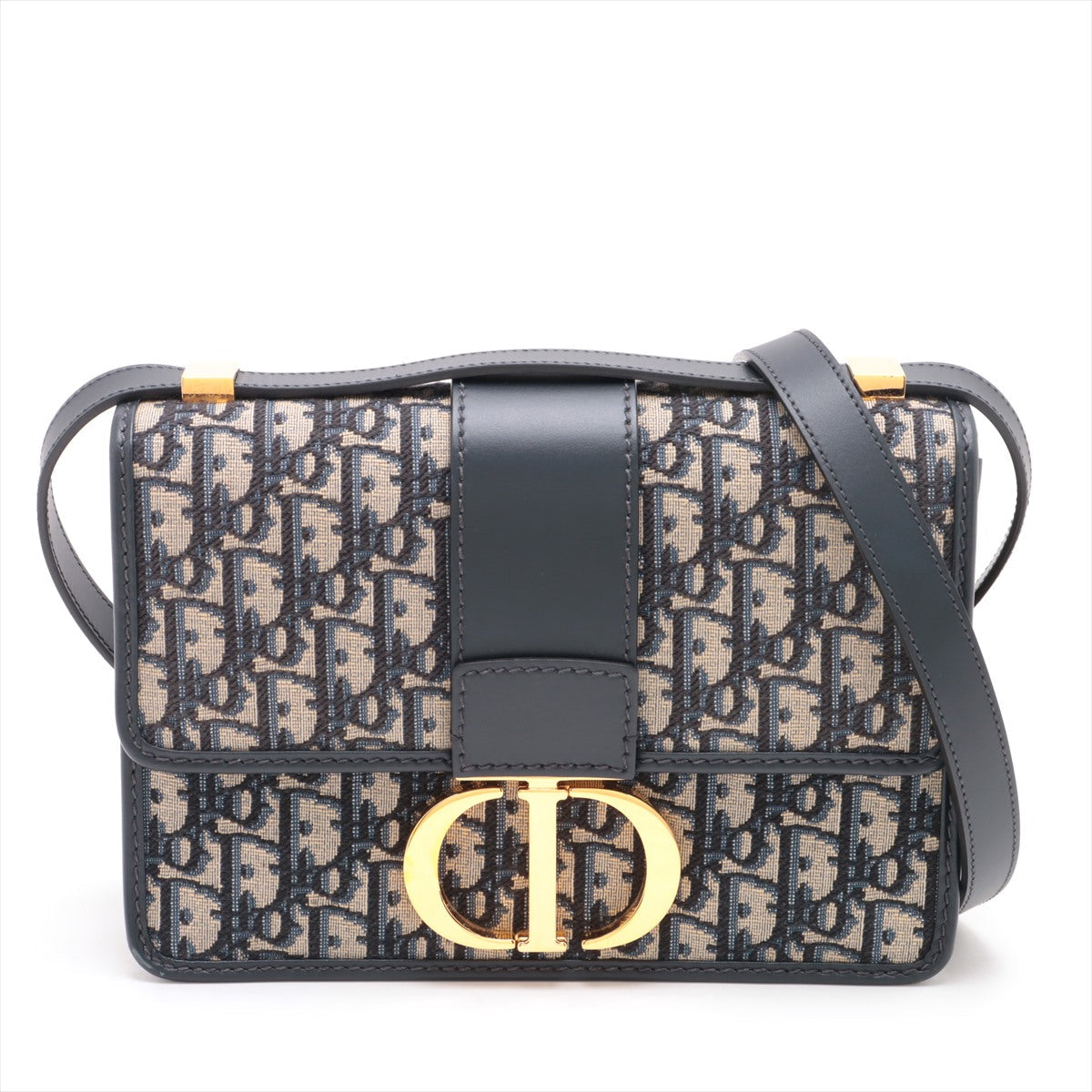 Dior 30 Montaigne Oblique Blue Shoulder Bag Style 2