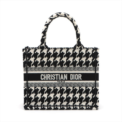 Christian Dior Black X White Canvas Small Book Tote [Clearance Sale]