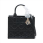 Christian Dior Black Leather Small Book Tote [Clearance Sale]