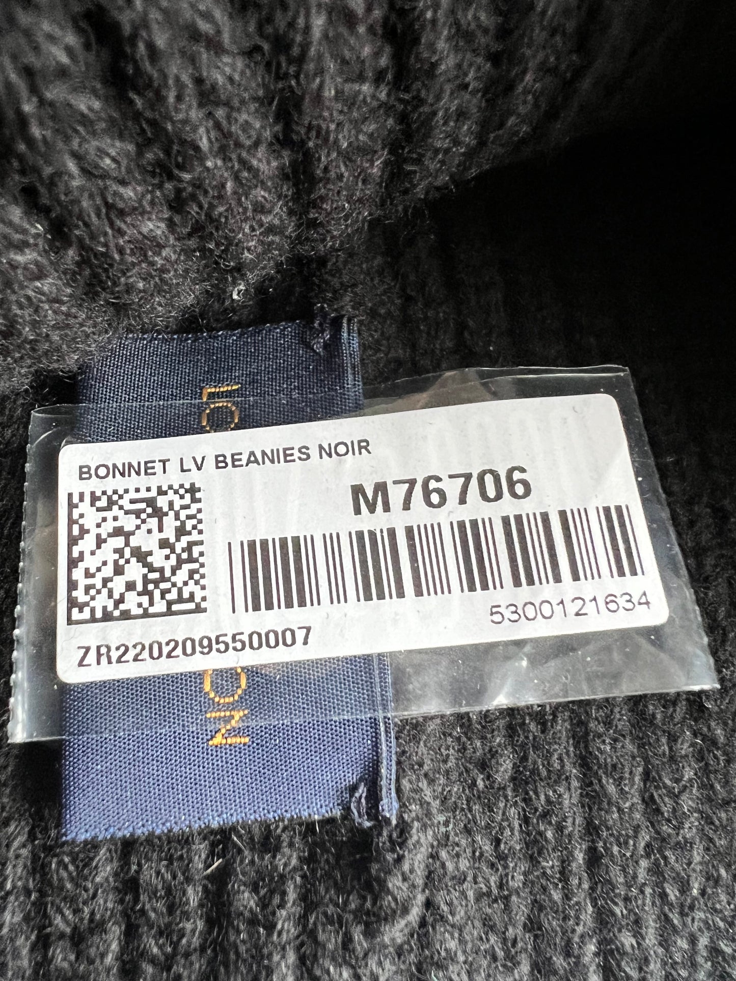 Louis Vuitton Black Beanie Noir