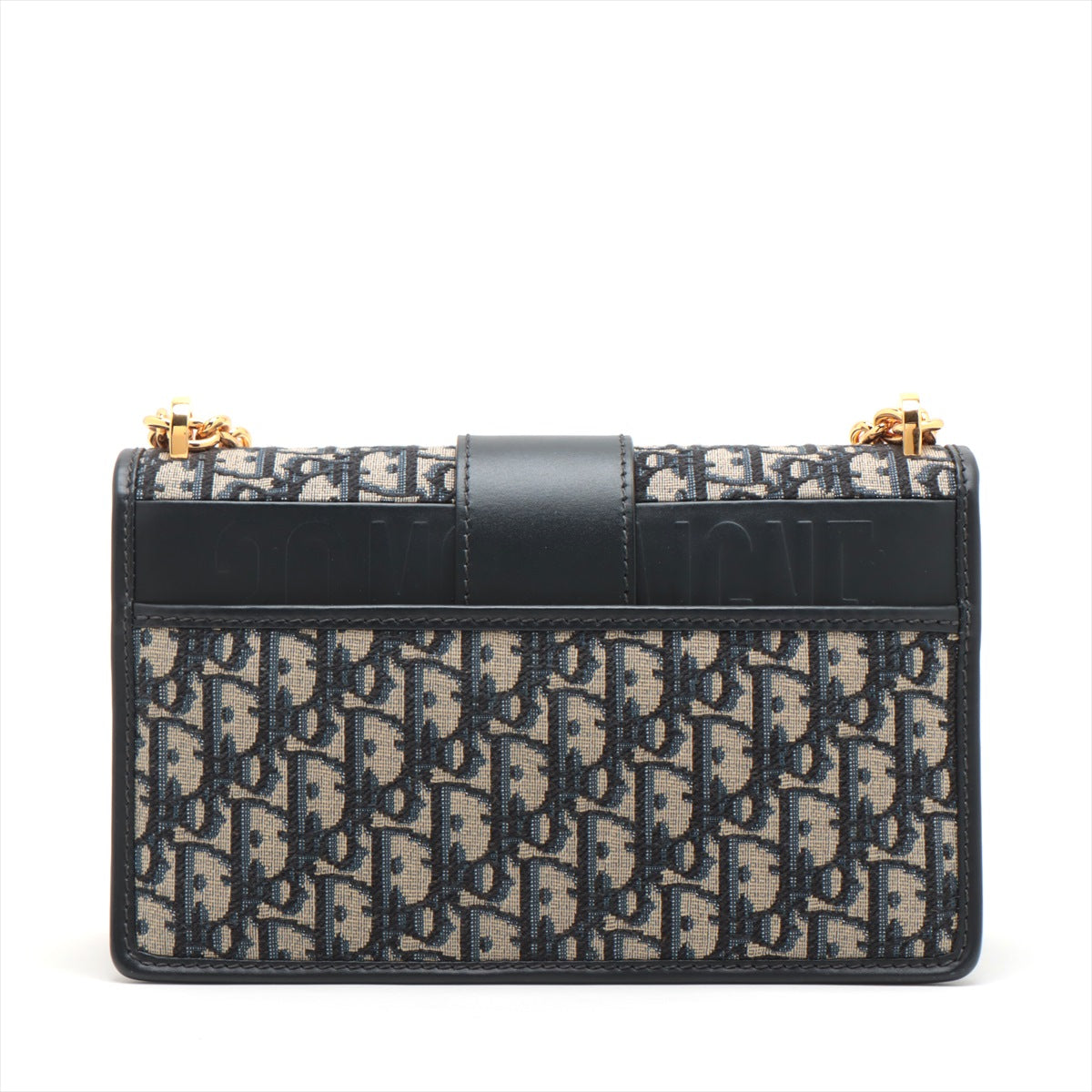 Christian Dior Blue Dior Oblique Jacquard 30 Montaigne Bag [Clearance Sale]