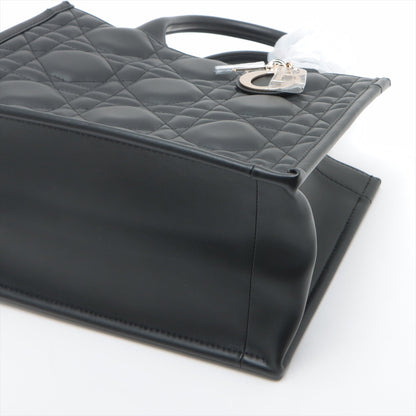Dior Book Tote Leather Black Tote Bag