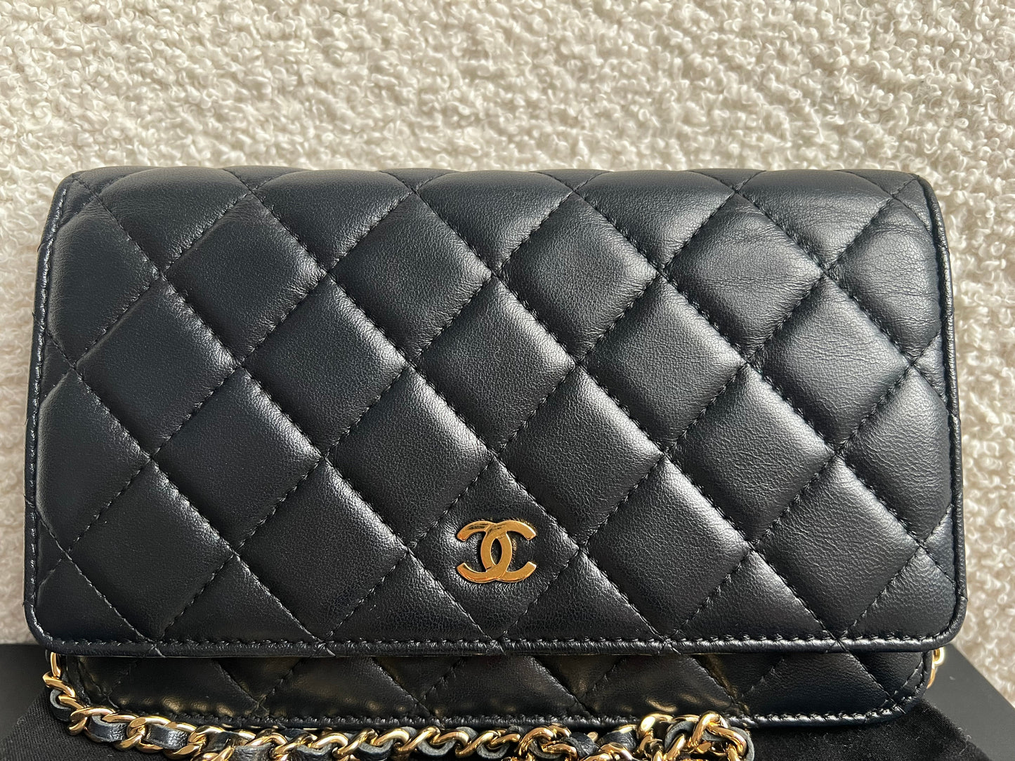 Chanel Wallet on Chain in Black Lambskin Gold Hardware (RRP £2,930)