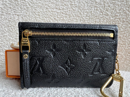 Louis Vuitton Key Pouch Black Empreinte