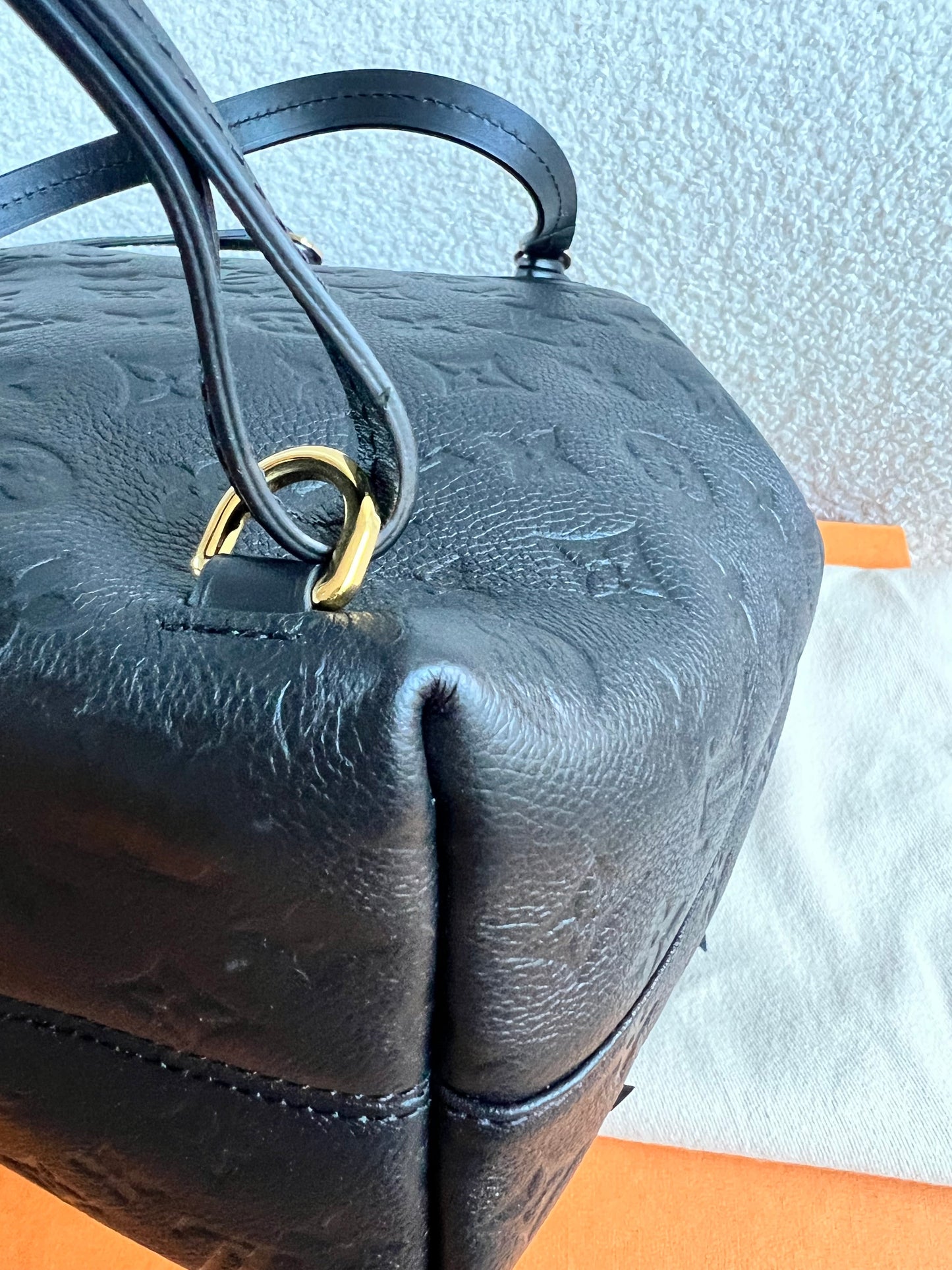 Louis Vuitton Montsouris Backpack Black Empreinte (RRP £2170)