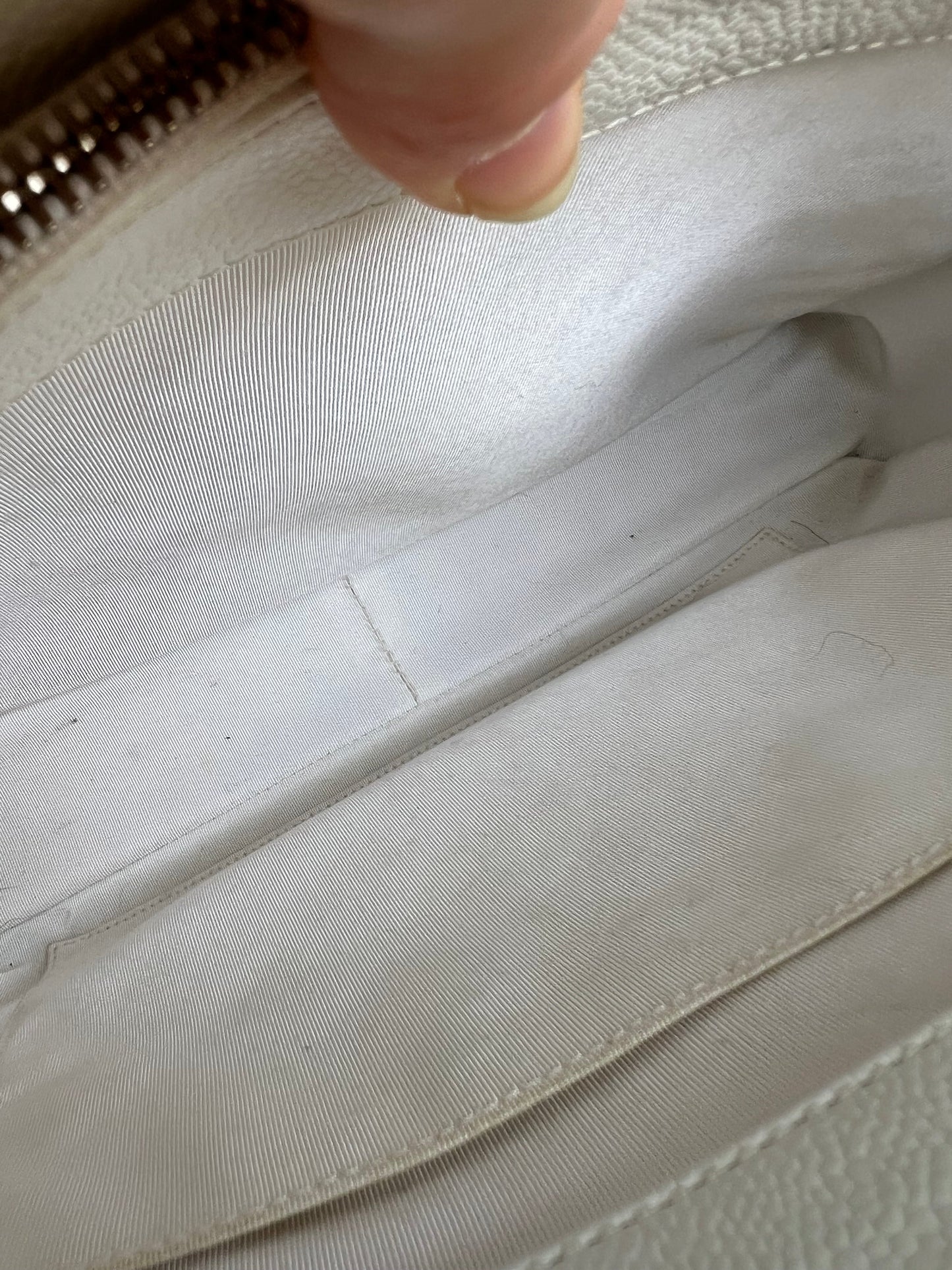 Chanel White Caviar Grand Shopper Tote (GST)
