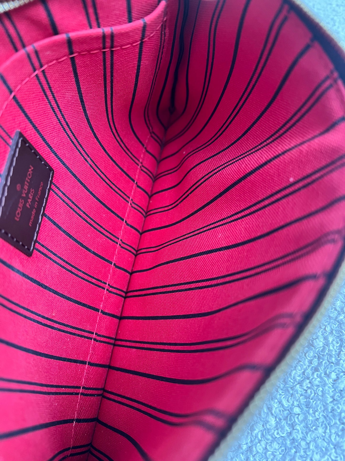 Louis Vuitton Pouch (from Neverfull) in Damier Ebene