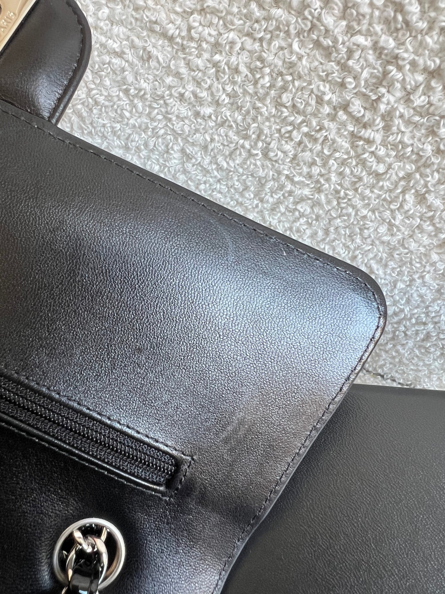 Chanel Medium Classic Flap in Black Patent Leather
