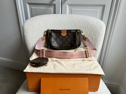 Louis Vuitton Multi Pochette Accessoires Rose Chiaro (RRP £2030)