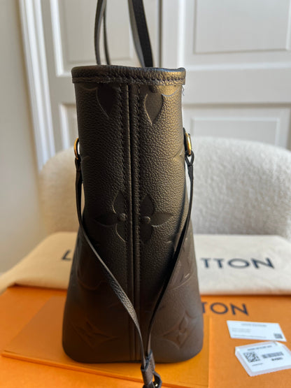 Louis Vuitton Neverfull MM Black Empreinte (RRP £2,010)