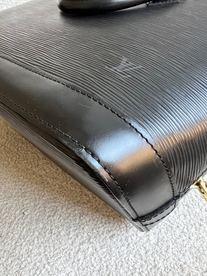 Louis Vuitton Alma PM Black Epi