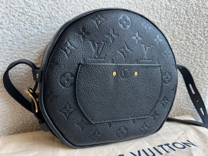 Louis Vuitton Boite Chapeau Souple MM Black Empreinte (RRP £2590)