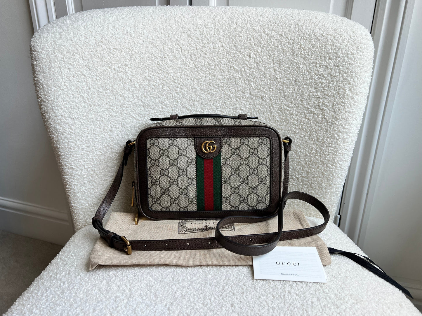 Gucci GG Ophidia Supreme Small Crossbody Bag (RRP £1240)