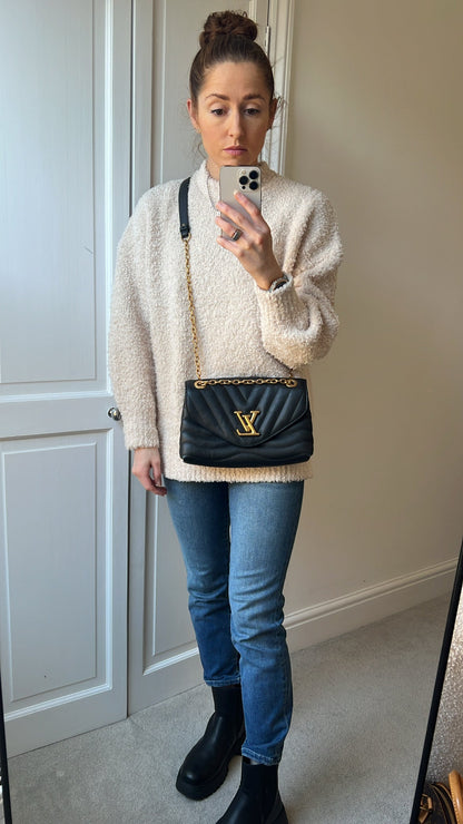 Louis Vuitton Black New Wave Chain Bag MM (RRP £2310)