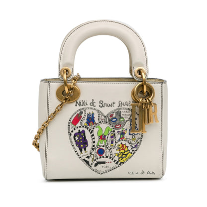Dior Lady Dior Niki Chain Leather Shoulder Bag