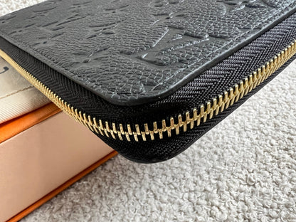 Louis Vuitton Zippy Wallet in Black Empreinte (RRP £790)