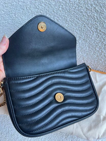Louis Vuitton Black New Wave Multi Pochette (RRP £2070)