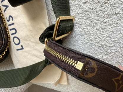 Louis Vuitton Multi Pochette Accessoires Khaki (RRP £2070)