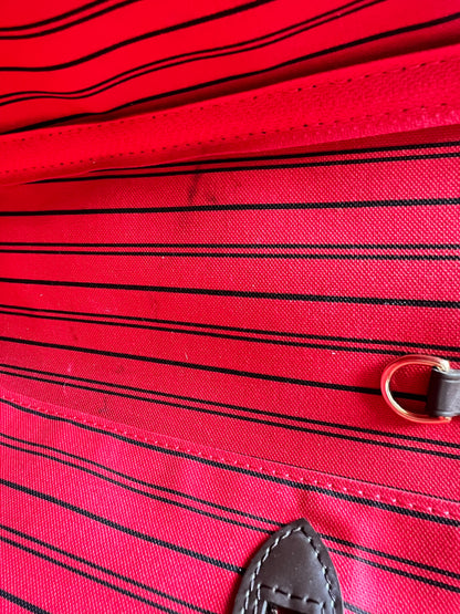 Louis Vuitton Neverfull MM Damier Ebene Cherry Interior (RRP £1,430)
