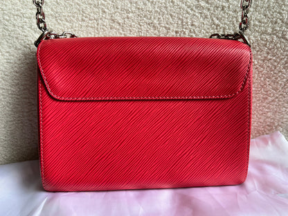 Louis Vuitton Coquelicot Twist MM Shoulder Bag (RRP £3450)
