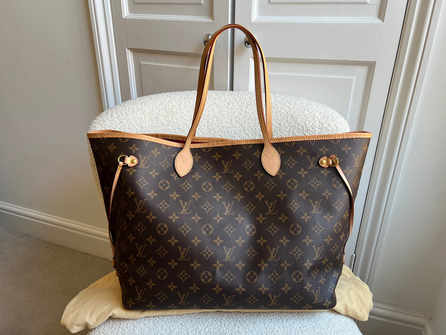 Louis Vuitton Neverfull GM Monogram Pivoine Interior (RRP £1,500)