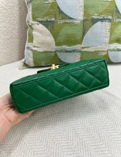 Chanel Kelly Gold Shoulder Bag