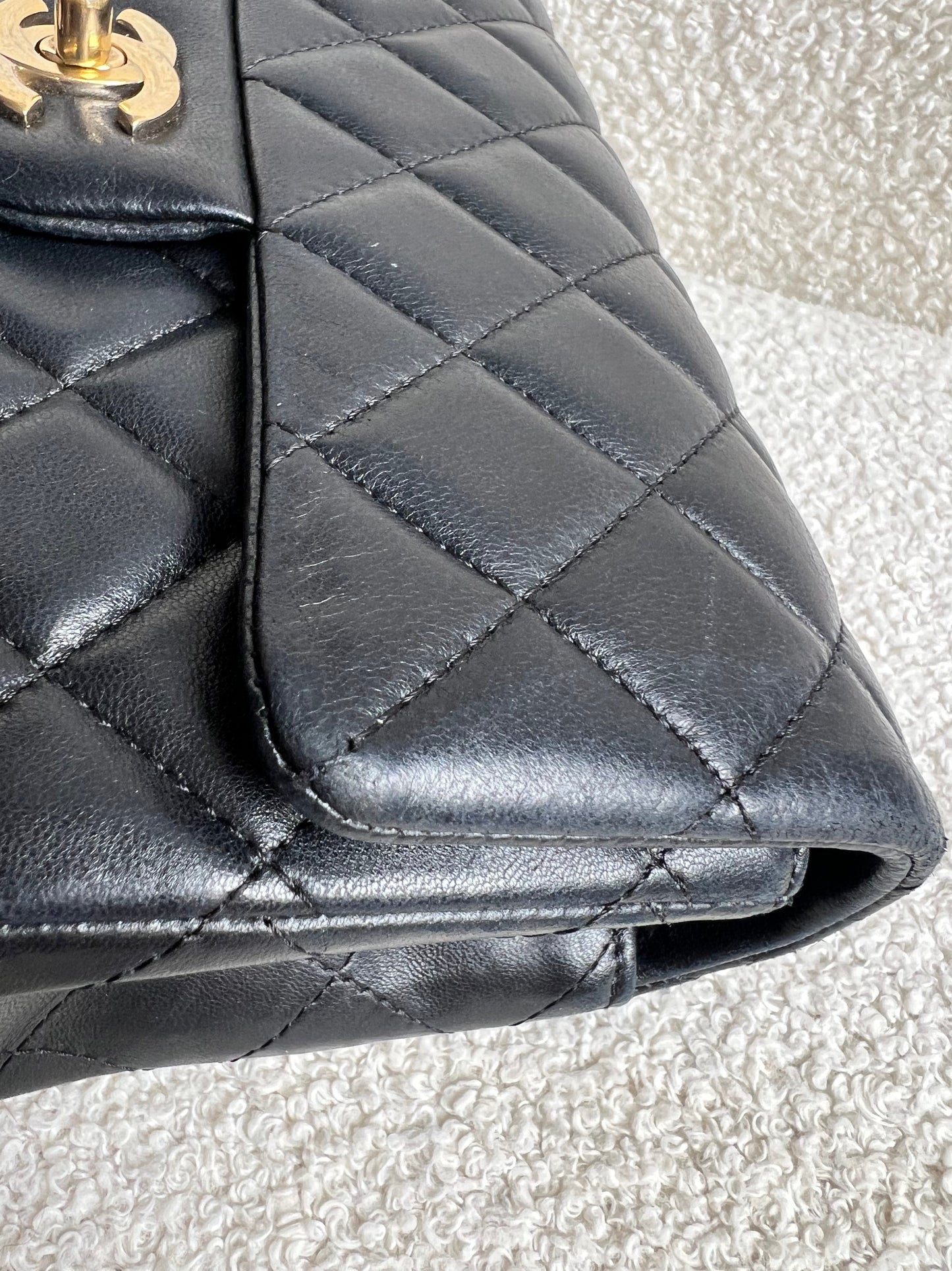 Chanel Mini Rectangular Classic Flap in Black Lambskin (RRP £4,390)