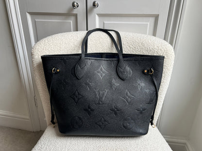 Louis Vuitton Neverfull MM Black Empreinte (RRP £1,970)