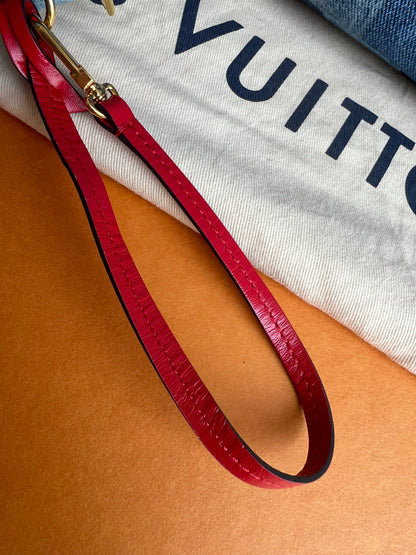 Louis Vuitton Neverfull MM Denim Rouge Patchwork