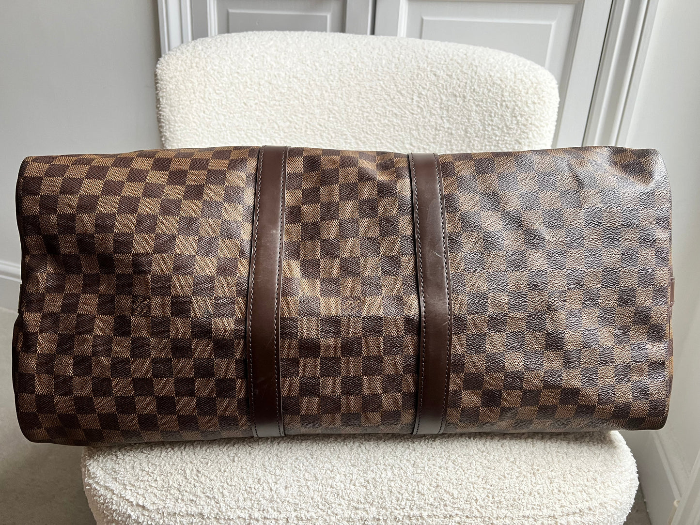 Louis Vuitton Keepall Bandouliere 55 Damier Ebene (RRP £2,020)