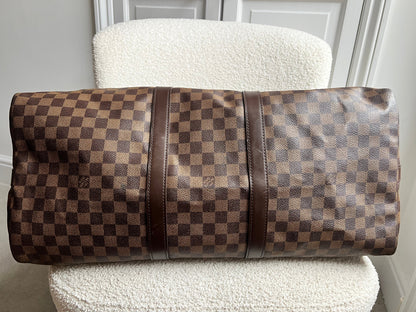 Louis Vuitton Keepall Bandouliere 55 Damier Ebene (RRP £2,020)