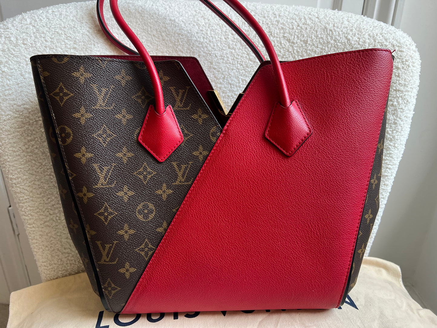 Louis Vuitton Kimono Bag Monogram and Red