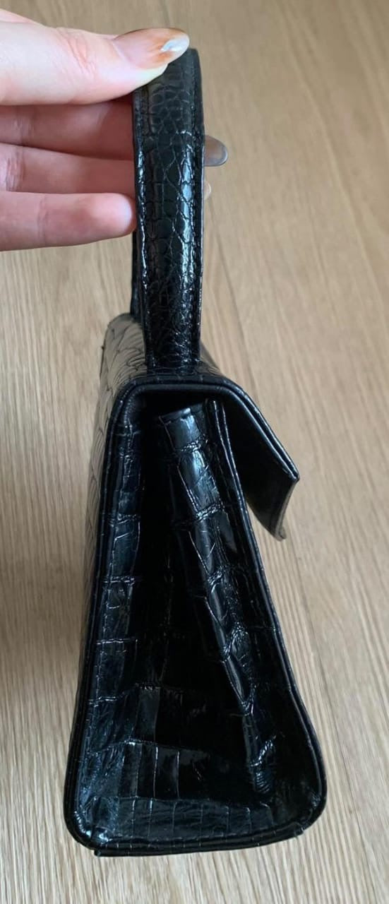 Chanel 1996-1997 Black Crocodile Mini Kelly Bag