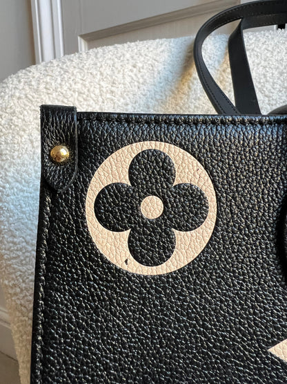 Louis Vuitton On the Go MM Bicolour Empreinte (RRP £2,660)
