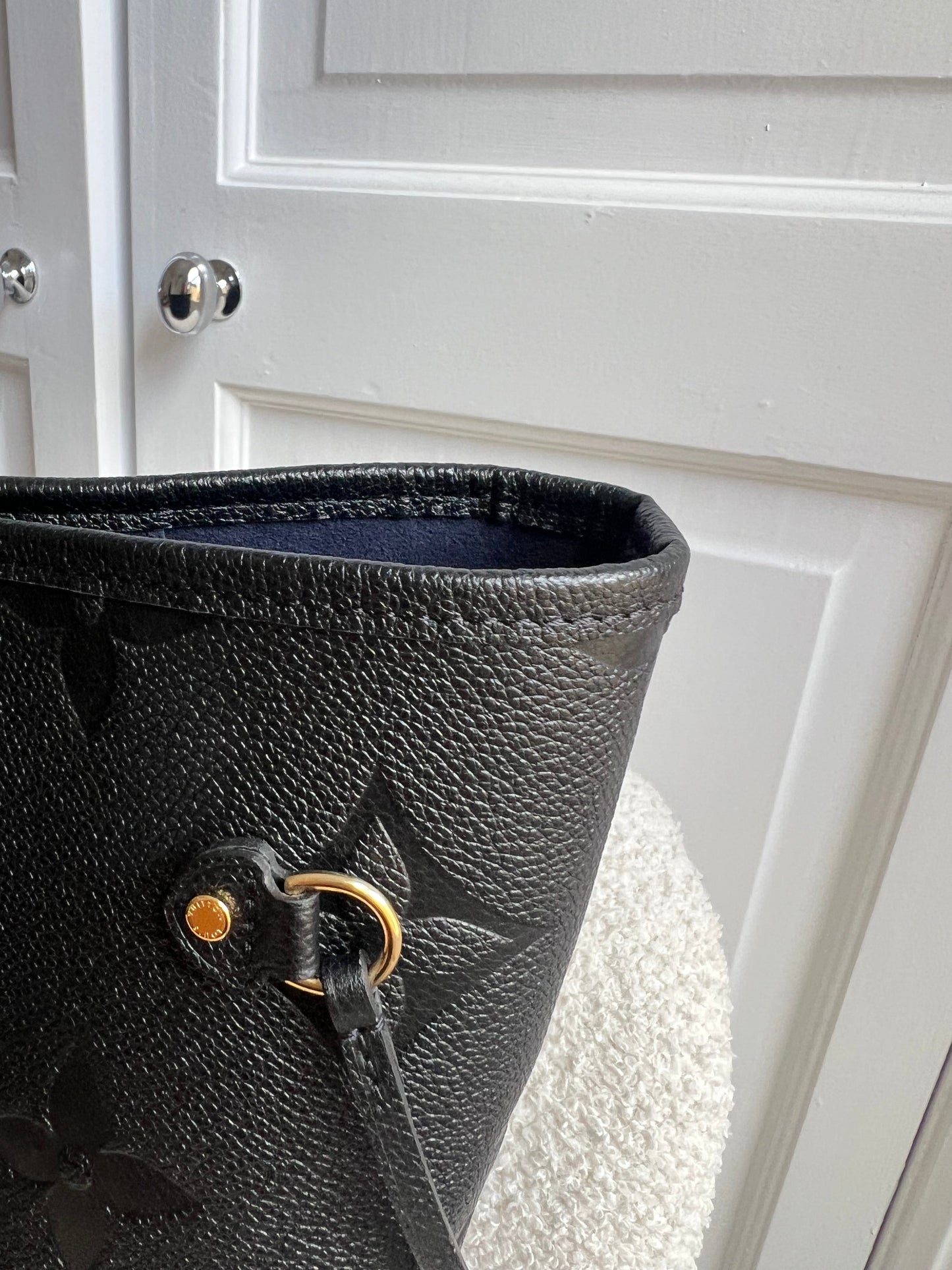 Louis Vuitton Neverfull MM Black Empreinte (RRP £2,010)