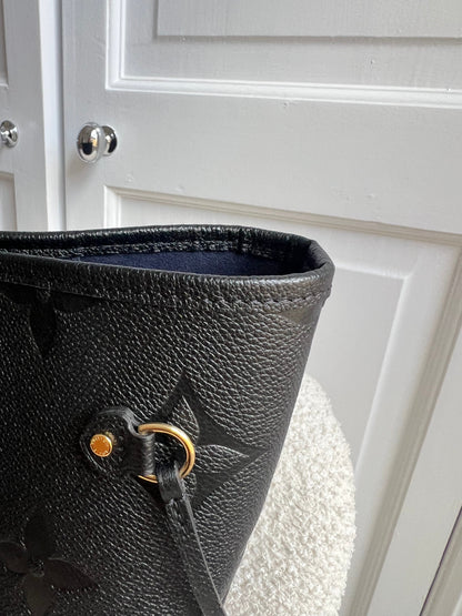 Louis Vuitton Neverfull MM Black Empreinte (RRP £2,010)