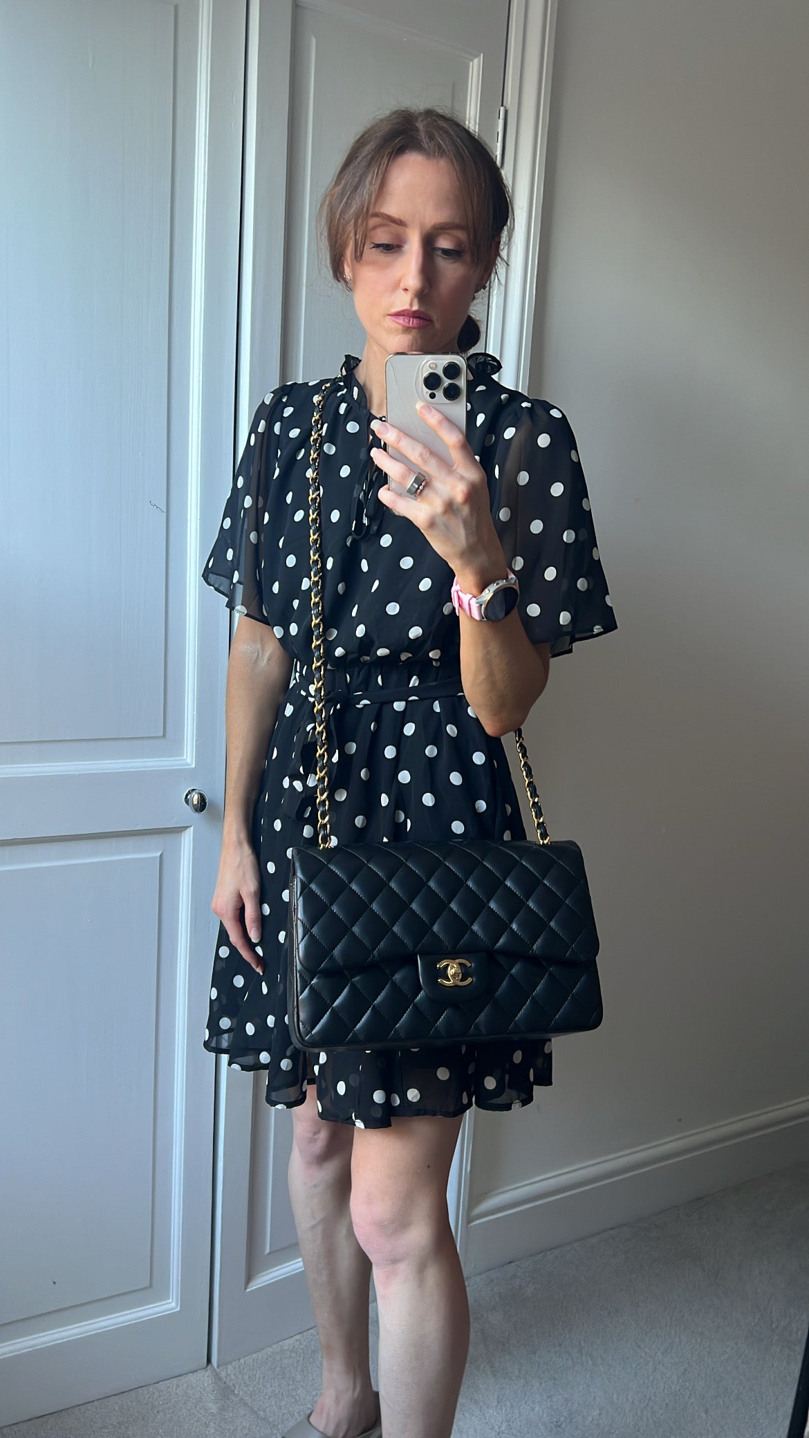Chanel Jumbo Classic Flap in Black Lambskin Gold Hardware (RRP £9,830)