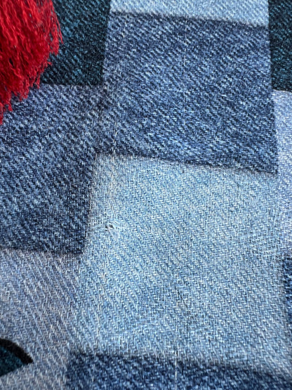 Louis Vuitton Monogram Denim Check Shawl (RRP £550)