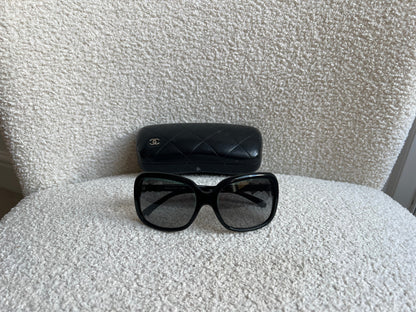 Chanel Black Bow Sunglasses