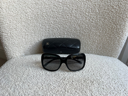 Chanel Black Bow Sunglasses